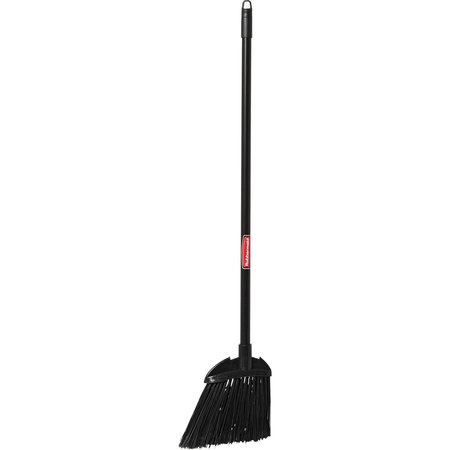 RUBBERMAID COMMERCIAL Lobby Broom, Black, 28" L Handle RCP637400BKCT